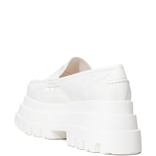 AZALEA WANG ALEO WHITE PLATFORM STATEMENT LOAFER 3