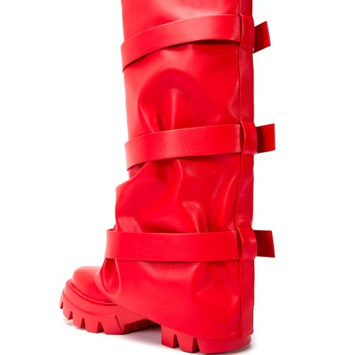 AZALEA WANG CHARNA REDFOLDOVER BOOT 3