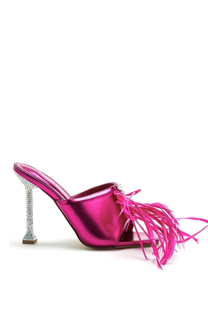 AZALEA WANG JOPLIN FUCHSIA STILETTO BOOTIE 1