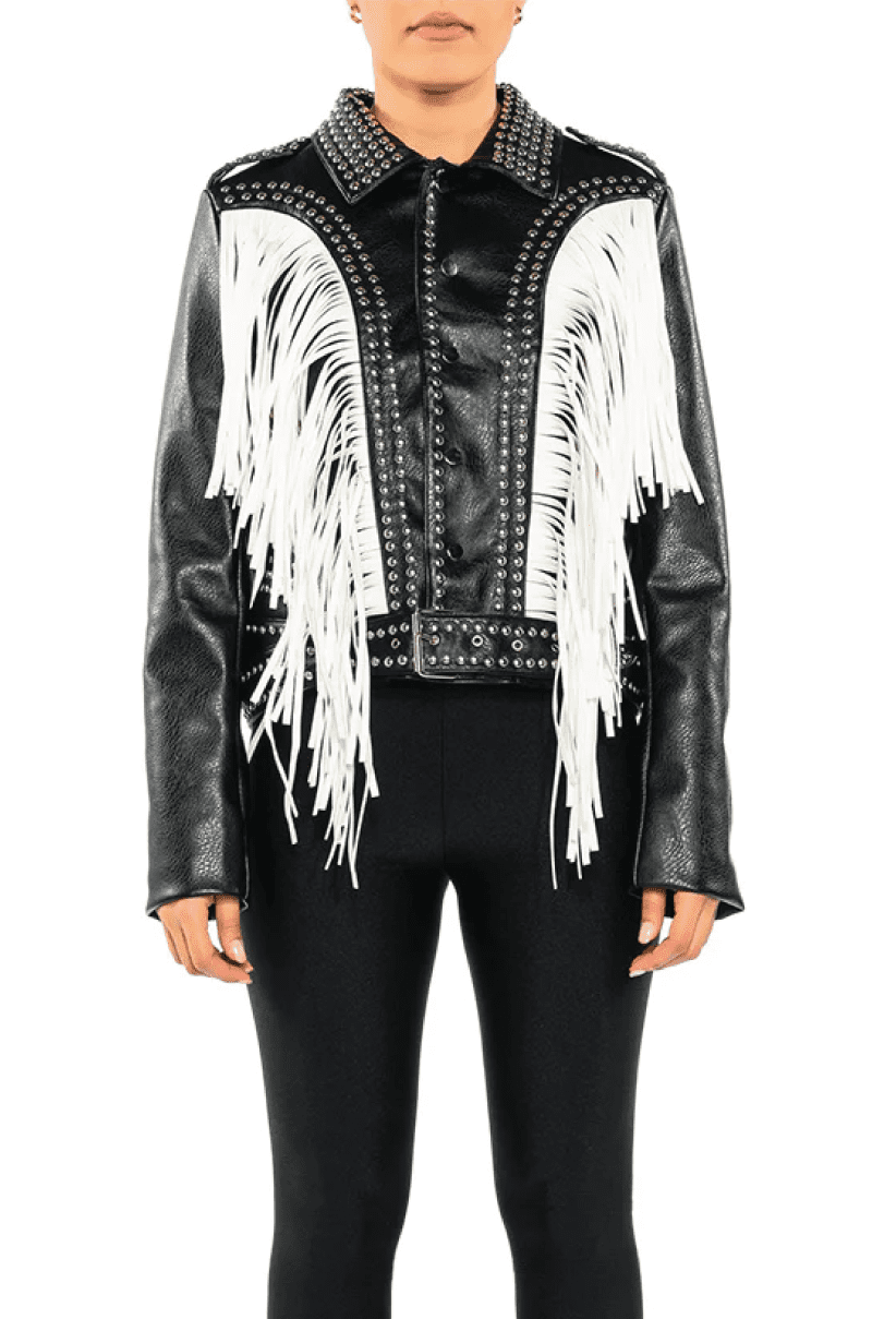 AZALEA WANG LOLLA MOTO WESTERN JACKET 1