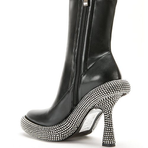 AZALEA WANG MAE BLACK STILETTO BOOTIE 3