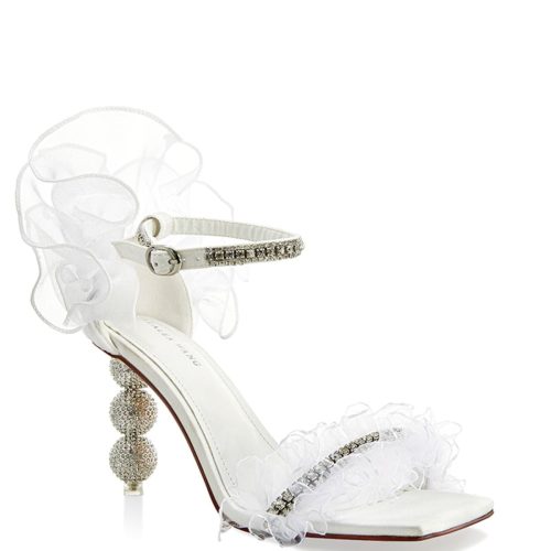 AZALEA WANG MAEMAE WHITE STILETTO SANDAL 2 2