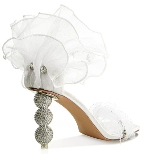 AZALEA WANG MAEMAE WHITE STILETTO SANDAL 3 1