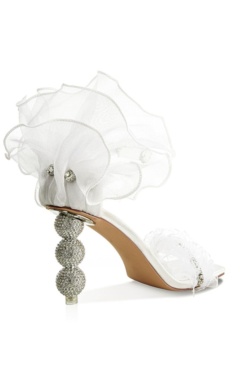 AZALEA WANG MAEMAE WHITE STILETTO SANDAL 3 1