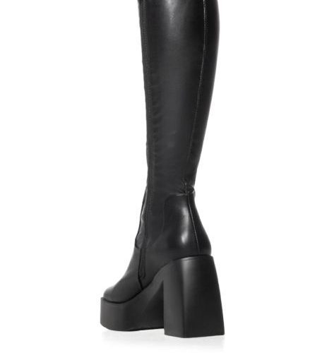 AZALEA WANG NASHLA BLACK PLATFORM BOOT 3