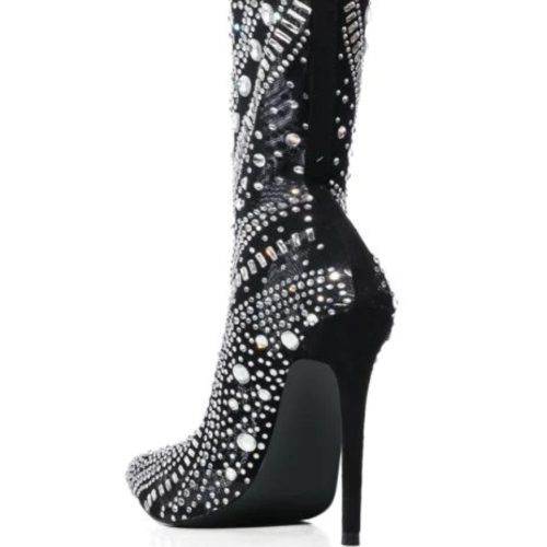 AZALEA WANG OPRY BLACK STILETTO BOOTIE 2