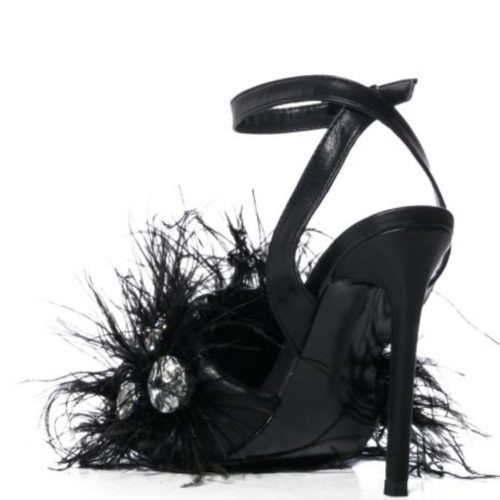 AZALEA WANG PAVO BLACK STILETTO SANDAL 3