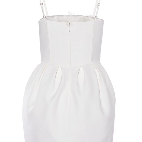 AZALEA WANG SHERRY WHITE FEATHER MINI DRESS 3