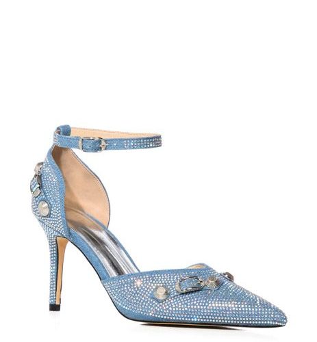 AZALEA WANG TICKLES DENIM STILETTO PUMP 2