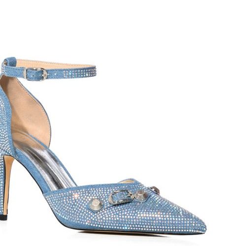 AZALEA WANG TICKLES DENIM STILETTO PUMP 4