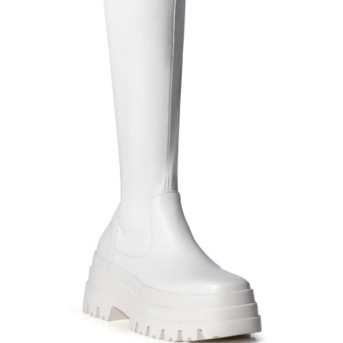 azalea wang aretha stretch boot in white white 3 3