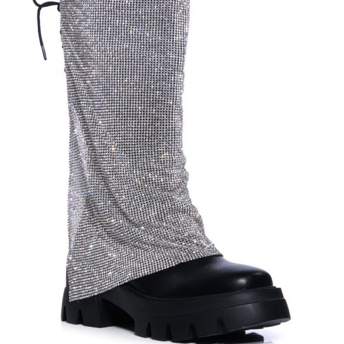 azalea wang bloomfield embellished boot in silver silver 3 3