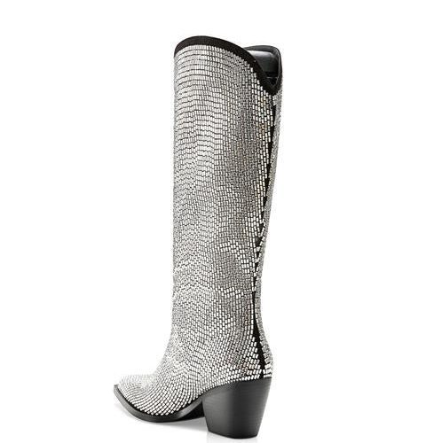 azalea wang ingrid silver western boot3