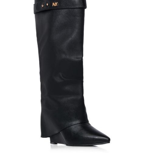 azalea wang stuck on you wedge boot in black black 3 3 c1 c1 c1