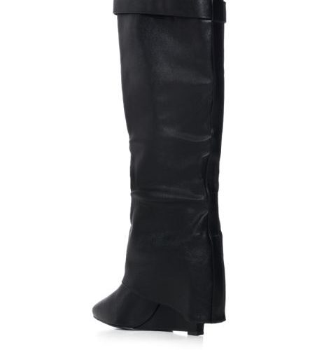 azalea wang stuck on you wedge boot in black black 4 4 c1 c1 c1