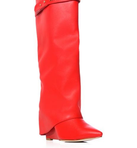 azalea wang stuck on you wedge boot in red red 3 3 c1 c1