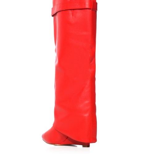 azalea wang stuck on you wedge boot in red red 4 4 c1 c1